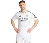 Adidas - Camiseta oficial Real Madrid Primera Equipación Authentic 2024-2025, Unisex, White, L