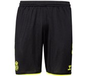 Hummel - Pantalón corto Real Betis Segunda Equipación 2024-2025 Niño, Unisex, Black, 152 cm
