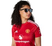 Adidas - Camiseta Manchester United Primera Equipación 2024-2025 Mujer, Mujer, Red, S