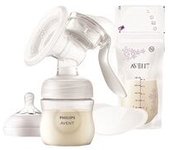 Extractor leche manual con accesorios 5 unidades - Philips Avent