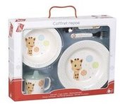 Set vajilla para bebé globo 6m+ 5 unidades - Sophie la Girafe