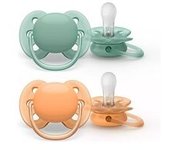 Chupete ultra soft 0-6m 2 unidades (Turquesa) - Philips Avent