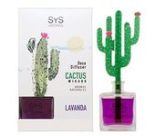 5 x Ambientador sys difusor cactus lavanda 90 ml (Lavanda) - Laboratorio SYS