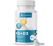 FutuNatura Vitamina K2 + D3 - para los huesos, 60 comprimidos