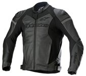 Alpinestars GP Force Chaqueta de cuero para motocicleta - Negro (60)