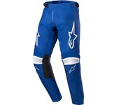 Alpinestars Racer Narin Pantalones Juveniles de Motocross - Blanco Azul (24)