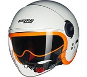 Nolan N21 Visor 06 Ocio Casco Jet - Naranja Plata (S)