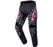 Alpinestars Racer North Pantalones Juveniles de Motocross - Negro Blanco (24)