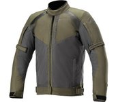 Alpinestars Headlands Drystar Chaqueta textil de motocicleta - Negro Verde (S)