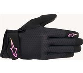 Alpinestars Stated Guantes de moto para mujer - Negro Rosa