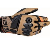 Alpinestars Belize v3 Drystar Guantes de moto impermeables - Negro Marrón (L)