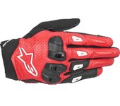 Alpinestars Sp X 7 Guantes de moto perforados - Negro Rojo (M)