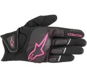Alpinestars Stella Atom Guantes de mujer - Negro Rosa (XL)