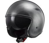 LS2 OF599 Spitfire II Jeans Casco Jet - Plata