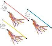Juguete Caña De Plástico Para Gatos En Varios Colores Ferplast 1 Unidad.