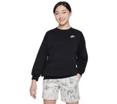 Sudadera de cuello redondo para niña Nike Club Fleece Oversized LBR
