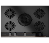 Placa Gas TEKA GBC 75-G1 BM Gas Natural Cristal Infinity 5 fuegos 70 cm