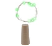 Tapón decorativo con tira led verde (1w)