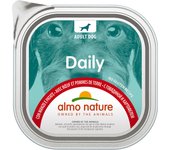 Almo Nature Daily comida húmeda para perros 9 x 300 g - Buey y patatas