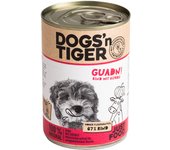 Dogs'n Tiger Adulto 6 x 400 g comida húmeda para perros - Ternera y calabaza