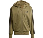 Sudadera con capucha adidas Essentials 3-Stripes Fleece
