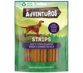 1 x 90 gr Adventuros Tiras de Venado Snack para Perros