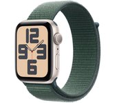 Apple Watch SE GPS 44mm Caja de Aluminio Blanco Estrella con Correa Loop Deportiva Verde Lago