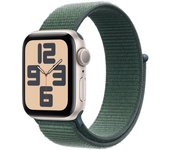 Apple Watch SE GPS 40mm Caja de Aluminio Blanco Estrella con Correa Loop Deportiva Verde Lago