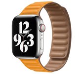 Promate Maglet-40 Correa de Cuero Natural con Hebilla Magnética Ocre para Apple Watch 38/40mm