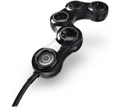 Quirky Pivot Power Regleta Flexible 6 Tomas con Interruptor Negra