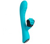 Diversual Molly Vibrador Conejito para Estimulación de Clítoris y Punto G Recargable Turquesa