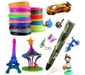 Arzopa Bolígrafo Inteligente 3D Pantalla Led 100m, 20 Colores Camuflaje Verde