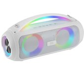Mars Gaming Ms-pulse Altavoz Portátil Bluetooth 5.3 50w Rms Rgb Ultra-bass Manos Libres Blanco