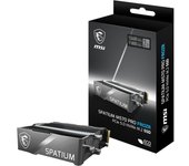 MSI SPATIUM M570 PRO FROZR 2TB Disco SSD 12400MB/s NVMe PCIe 5.0 M.2 Gen5 3D NAND con Disipador