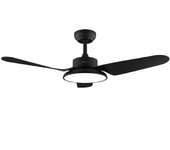 Cecotec EnergySilence Aero 5200 Light Black Ventilador de Techo con Luz LED y Mando 30W Negro