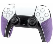 Funda antideslizante Steelseries para mando PlayStation 5 negro, púrpura y blanco