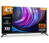 TV TD SYSTEMS PRIME43C21GLE 43" DLED 4K Ultra HD Google TV HDR10 Dolby Digital Plus Chromecast