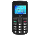 Teléfono Trevi Max 20 pantalla 1.77″ TFT, cámara trasera flash, batería 600 mAh, SOS, MicroSD, negro
