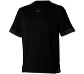 Camiseta de running mizuno athletics mesh hombre negro