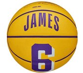 Balon de baloncesto wilson nba player icon mini lebron amarillo