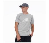 Camiseta new balance sport essentials logo hombre gris