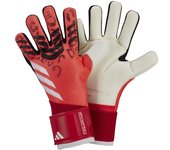 Guantes de portero de fútbol adidas pred gl pro j rojo