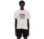 Camiseta new balance sport essentials ad hombre blanco