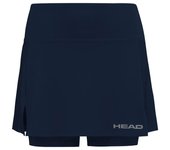 Falda de tenis head club basic skort mujer azul marino