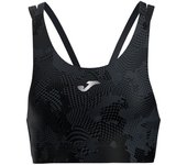 Sujetador deportivo de running joma r-city negro mujer