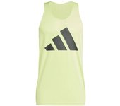 Camiseta de running adidas run it tank hombre amarillo