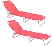 Pack de 2 tumbonas playa coral