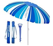 LOLAhome Sombrilla playa 220 cm antiviento y UPF+50