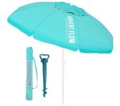 LOLAhome Sombrilla playa 180 cm antiviento y UPF+50
