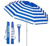LOLAhome Sombrilla playa 240 cm antiviento y UPF+50